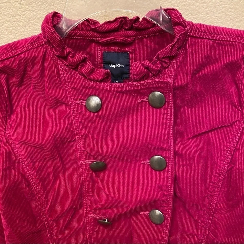 GAPKIDS Fuchsia Corduroy Jacket Size XXL (14/16)
